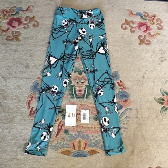 NWT Lularoe Nightmare Before Christmas Mae Dress +NWT Lularoe Nightmare Leggings - Picture 7 of 12